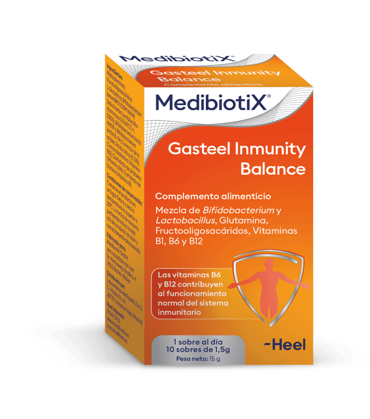 Gasteel Inmunity equilibra tu microbiota y balancea tu sistema inmune